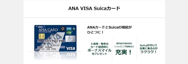 ANA VISA Suicaカード